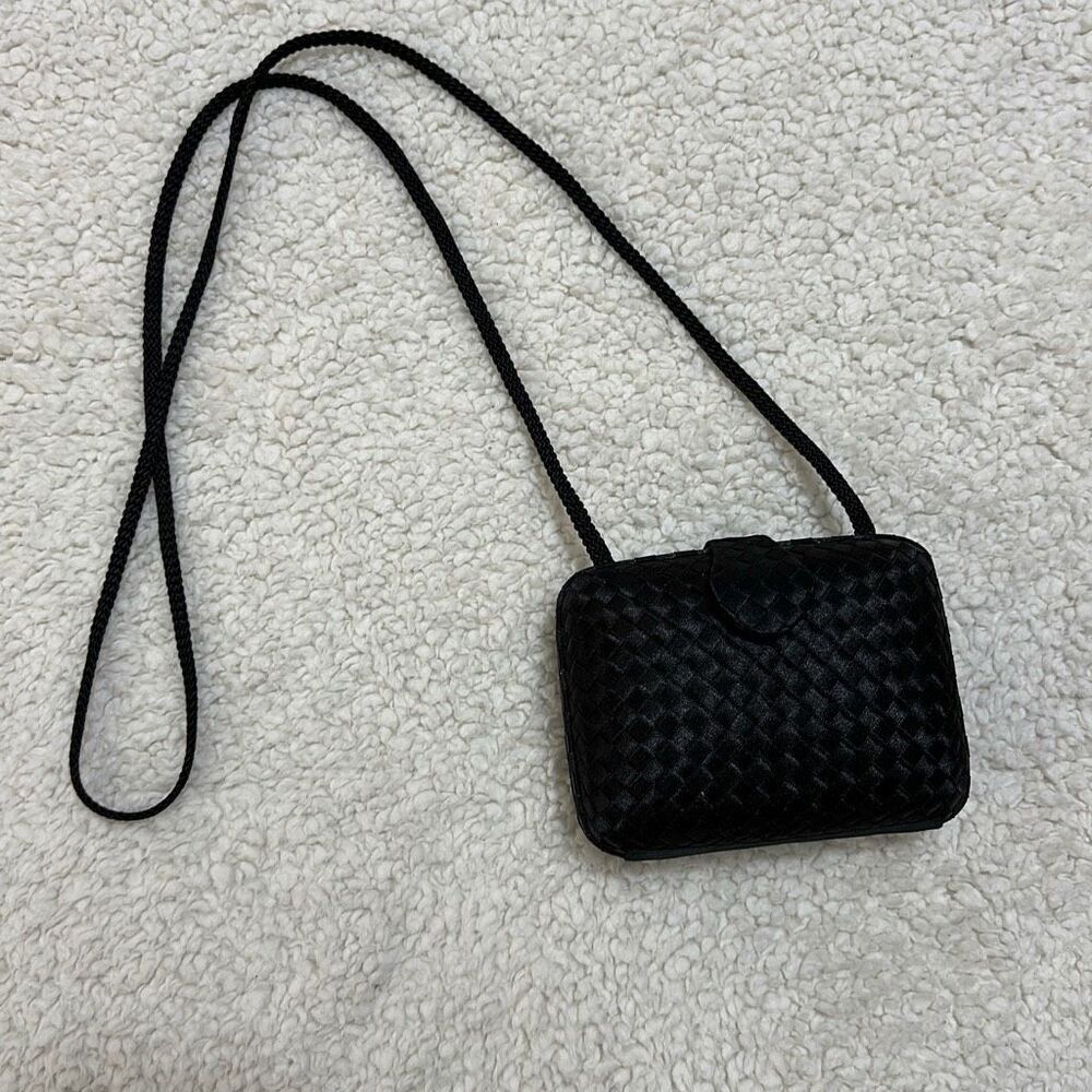 Vintage La Regale Black Crossbody and Clutch - Picture 2 of 10